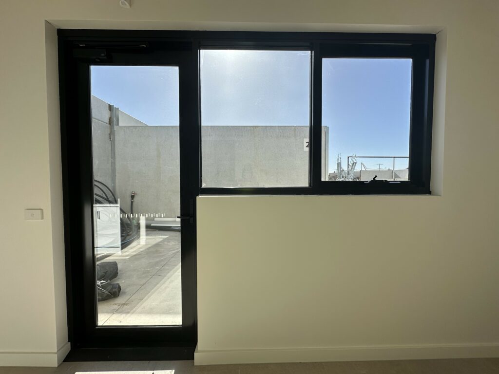 Cityview Series 6 Example Of Cityview Hinged Door With Awning &Amp; Fixed Window