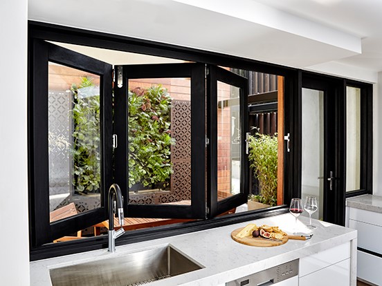 Example Of Harbourview - Bottom Rolling Bi-Fold Door